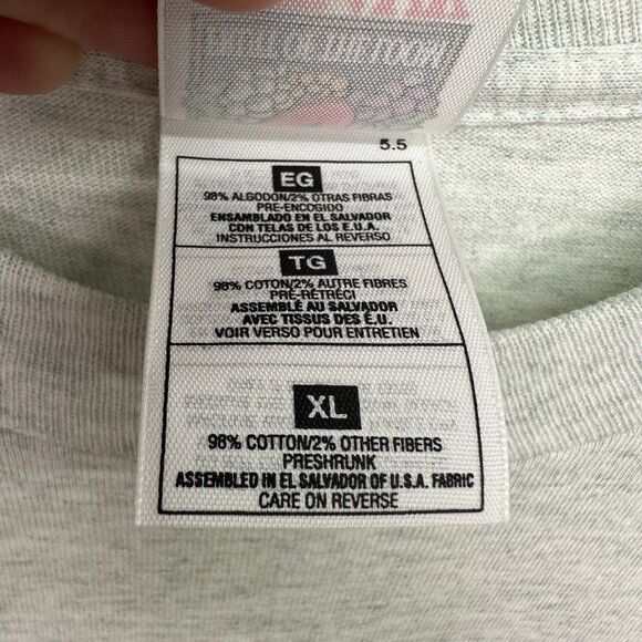 Fruit of the Loom Unisex Vintage Single Stitch “Don’t be a Tobacco Sucker” - Picture 4 of 16